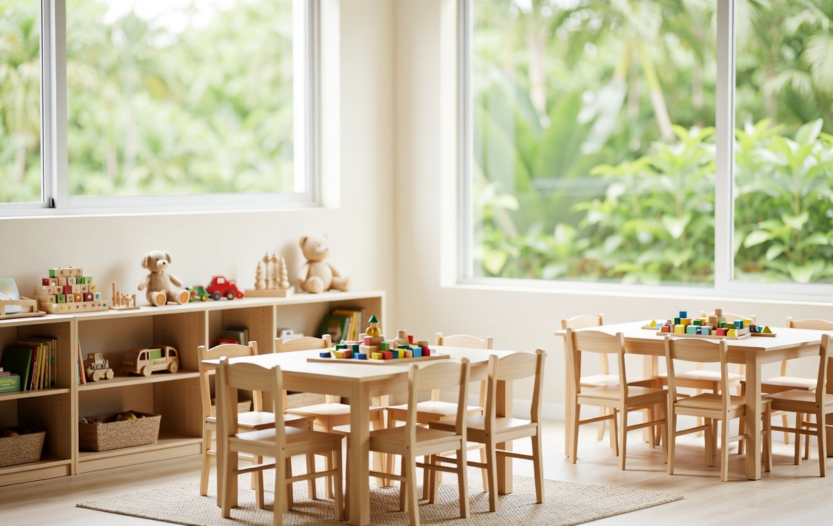 Ambiente educacional sereno